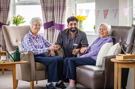 Elderly care armchairs