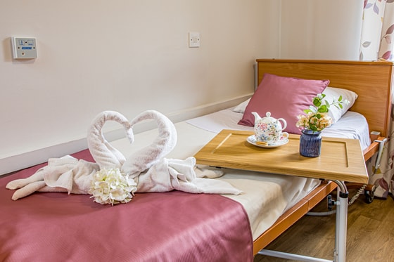 Senior living single bed