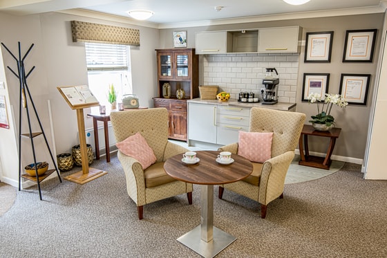 Senior living tiled kitchen 