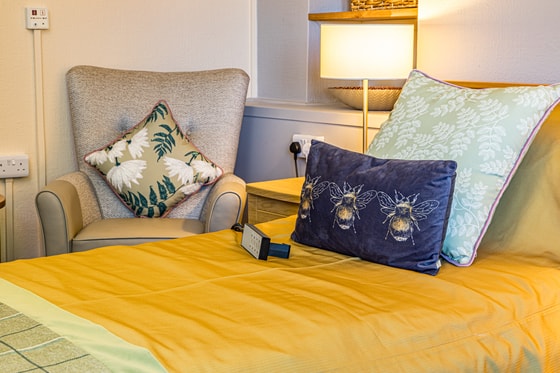 Colourful bedroom