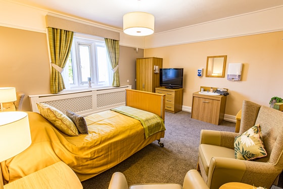 Yellow bedroom