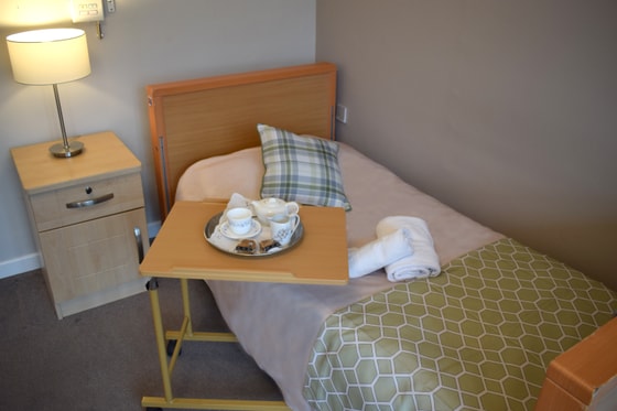 Brompton House Care Home single bed
