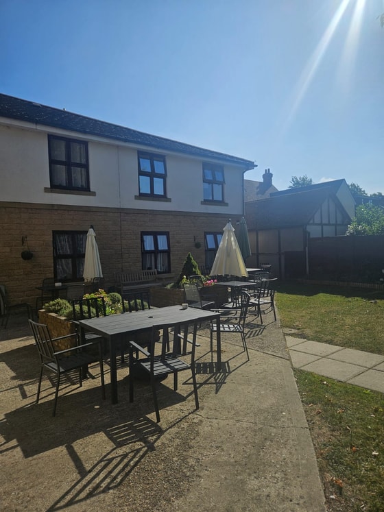 Milliner House Care Home garden