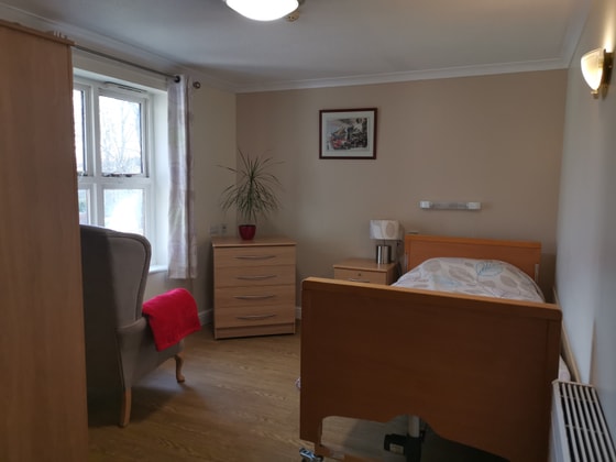 Milliner House Care Home bedroom