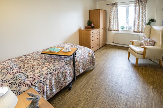 Senior living single bed