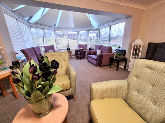 Conservatory seating area