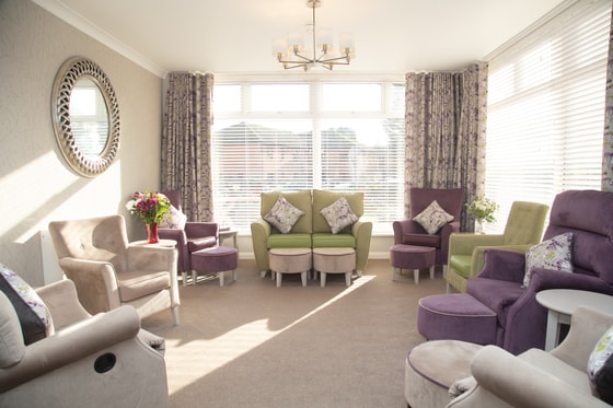 Senior living lounge room