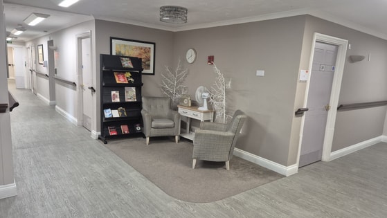 Senior living corridor