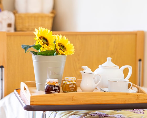 Godden Lodge Care Home breakfast flowers