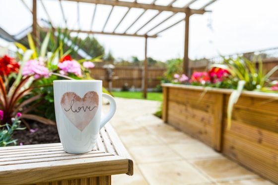 Senior living gardening