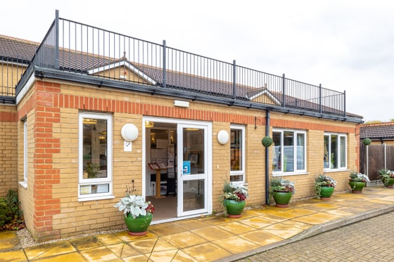 Entrance to care home