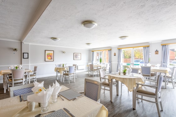 Communal dining area
