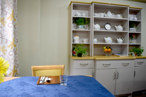 Peniel Green Care Home Dining Cabinet display