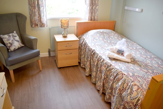 Peniel Green Care Home bedroom bed