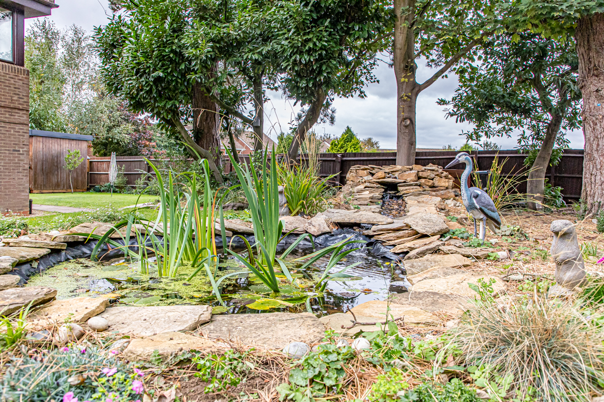 Pytchley Court Care Home Garden Tree Path