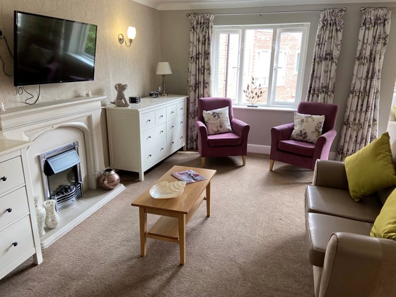 Living room with seating