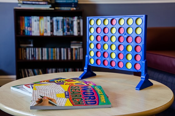 Senior games and books 