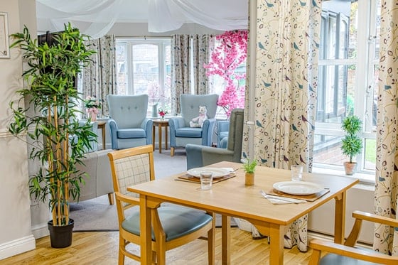 Aston House Care Home - aston house dining area plant