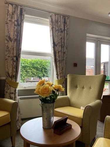 Ashington Grange Care Home - chair by window