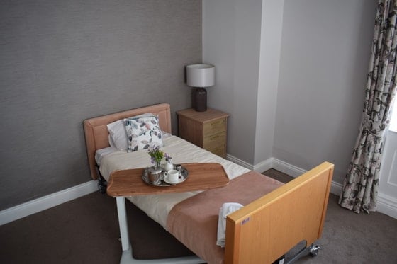 Market Lavington Care Home - Wooden bed tray