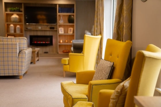 Mossdale Residence Care Home - orange and yellow chairs