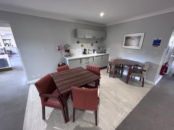 Cold Springs Park Care Home - Senior living wooden table