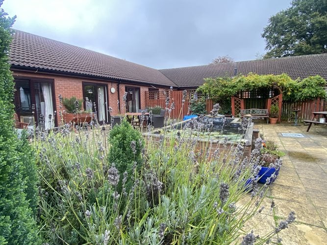 Willow Court Care Home - Senior living external flowers