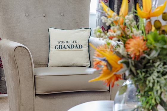 Fazakerley House Care Home - Cushion with text