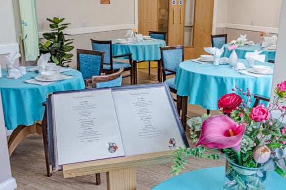 Aberpennar Court Care Home - dining with a view
