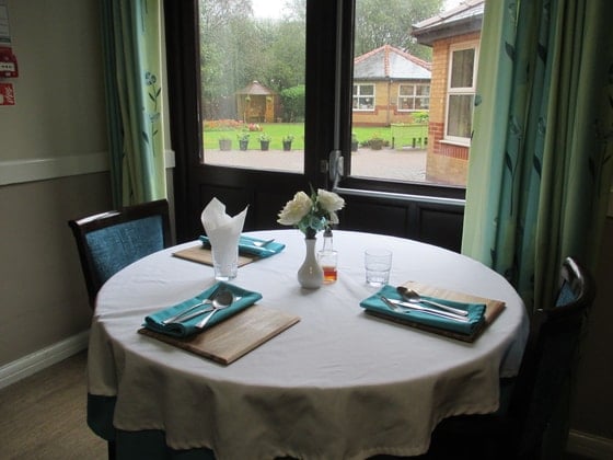 Aberpennar Court Care Home - dining with a view