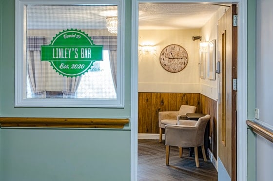 Silverwood Care Home - Silverwood Care Home Bar sofa