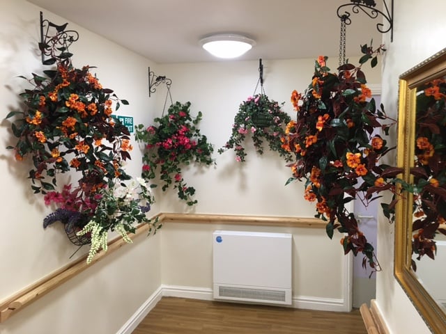 Ascot Lodge Care Home - ascot lodge hallway, flowers