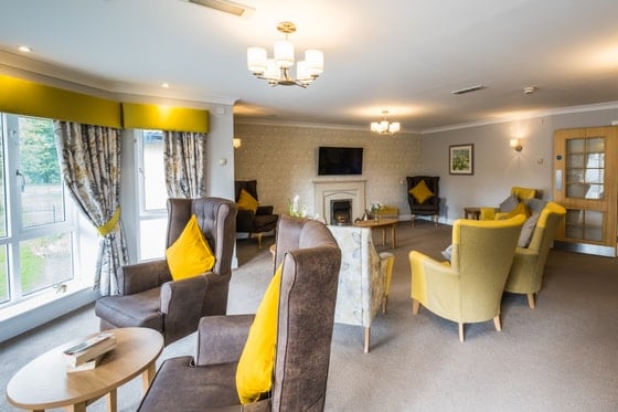 Kirkwood Court Care Home - Senior living communal seating