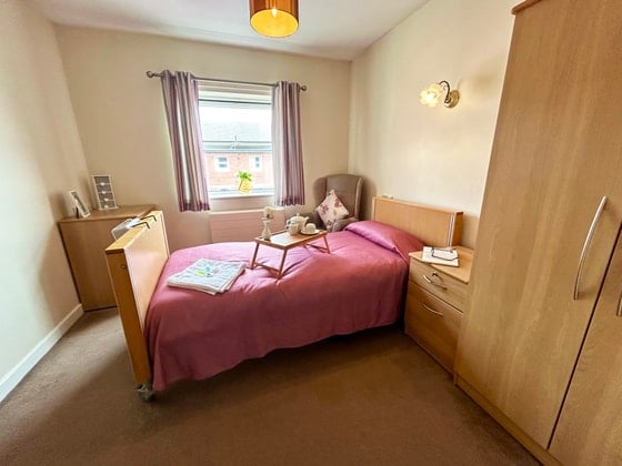 Victoria House Care Home - Senior living bedroom 