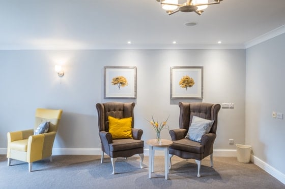 Kirkwood Court Care Home - 2 picture frames and arm chairs