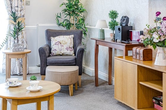 Aston House Care Home - aston house living area seat tea
