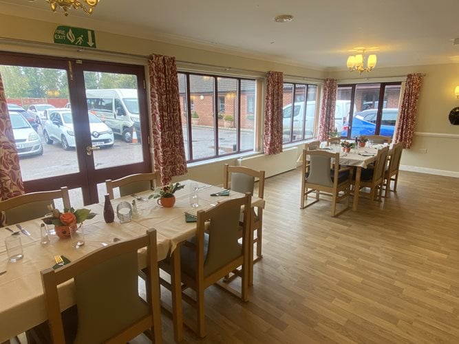 Willow Court Care Home - Senior Living table and chairs