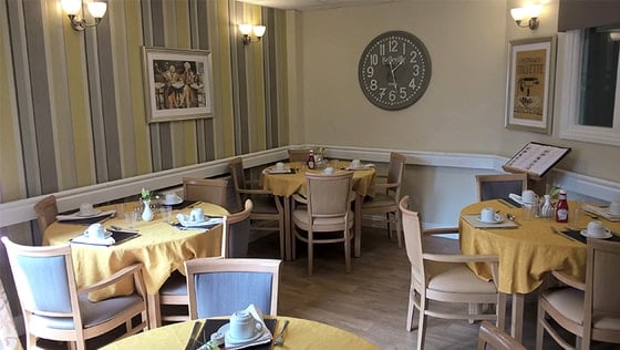 Falstone Court Care Home - Senior living dining room