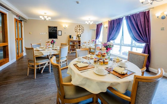Tranent Care Home - Senior living communal dining