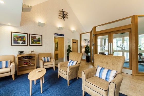 Kirkby House Care Home - Senior living communal seating