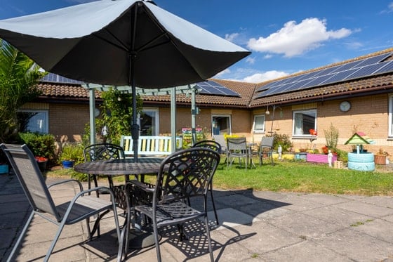 Godden Lodge Care Home - Godden Lodge Care Home garden seating