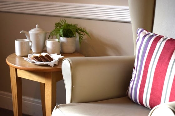 Averill House Care Home - Cake and Tea on Table