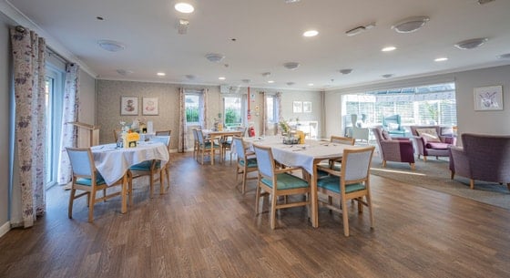 Quayside Care Home - Light dining table