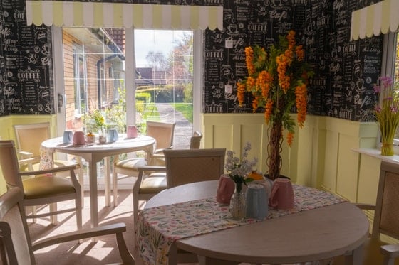 Colton Lodges Care Home - Senior living orange flowers