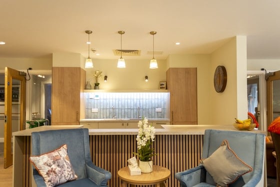 Charters Court Care Home - Bar and sink