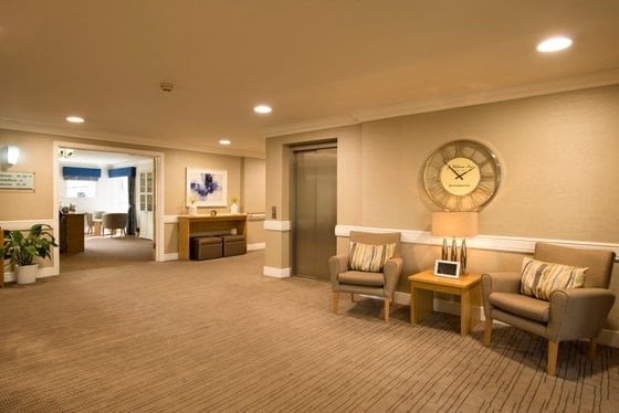 Melbury Court Care Home - Melbury Court Care Home reception