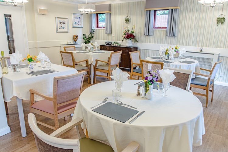 Pytchley Court Care Home - Pytchley Court Care Home Dining Area