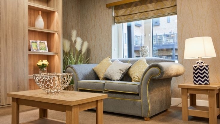 Mossdale Residence Care Home - Sofa and coffee table
