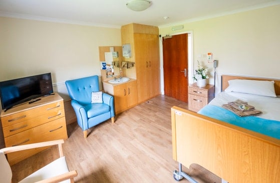 Hatton Lea Care Home - Bedroom with all furniture included