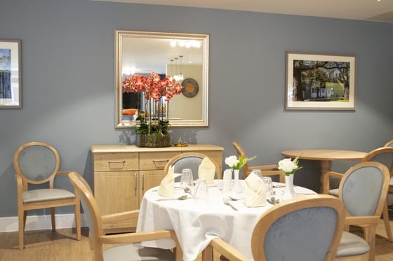 Charters Court Care Home - Dining seating